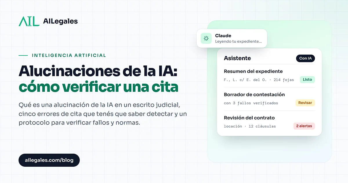Alucinaciones de la IA: cómo verificar una cita